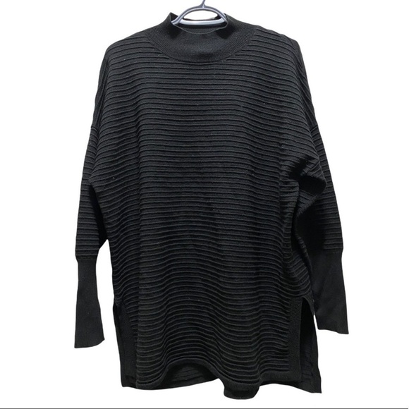 MAX Studio Black Pullover Long Sleeves Sweater size 2X - Picture 2 of 6